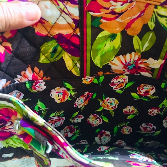 Vera Bradley Quilted Satchel - Picture 7 of 9